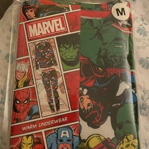 Marvel men warm underwear